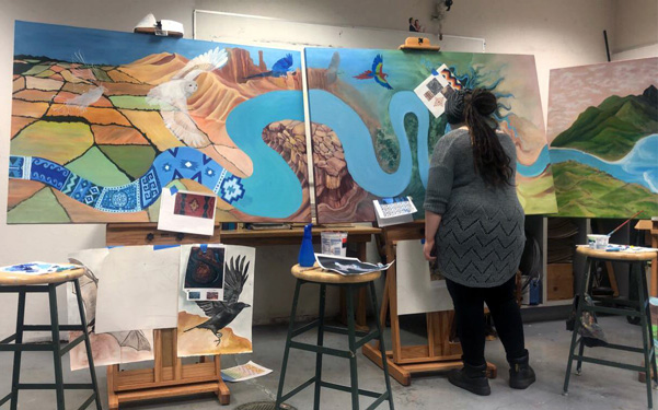The Creation of a Mural in the Multicultural Center and the Value of Public Art Projects