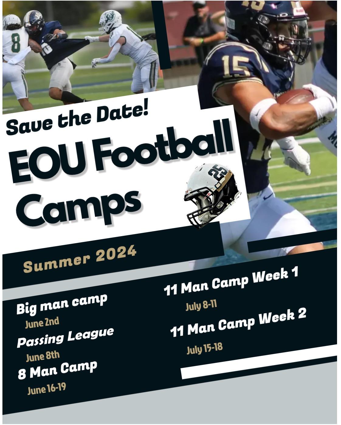 EOU Football Announces 2024 Summer Camp Dates