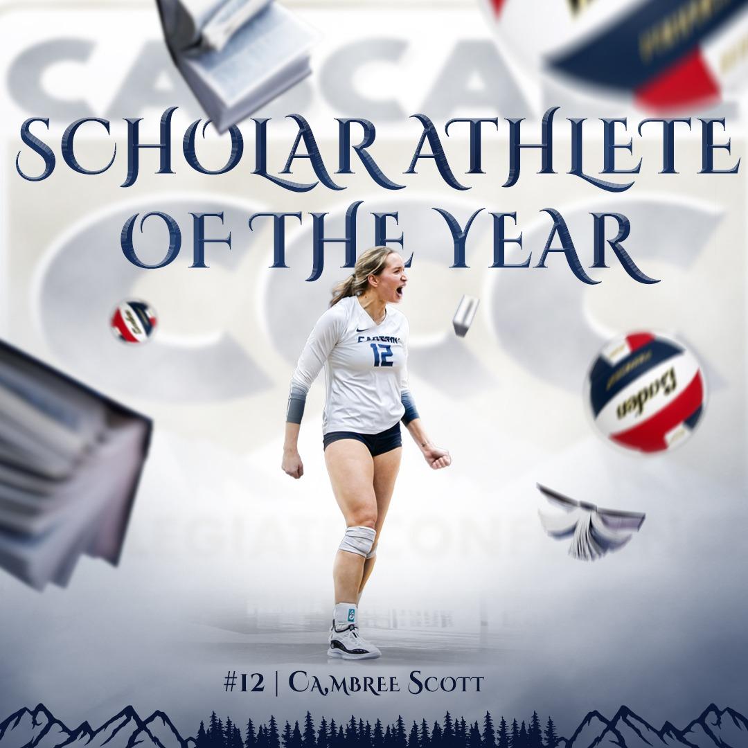Scott Named CCC Female Scholar-Athlete of the Year