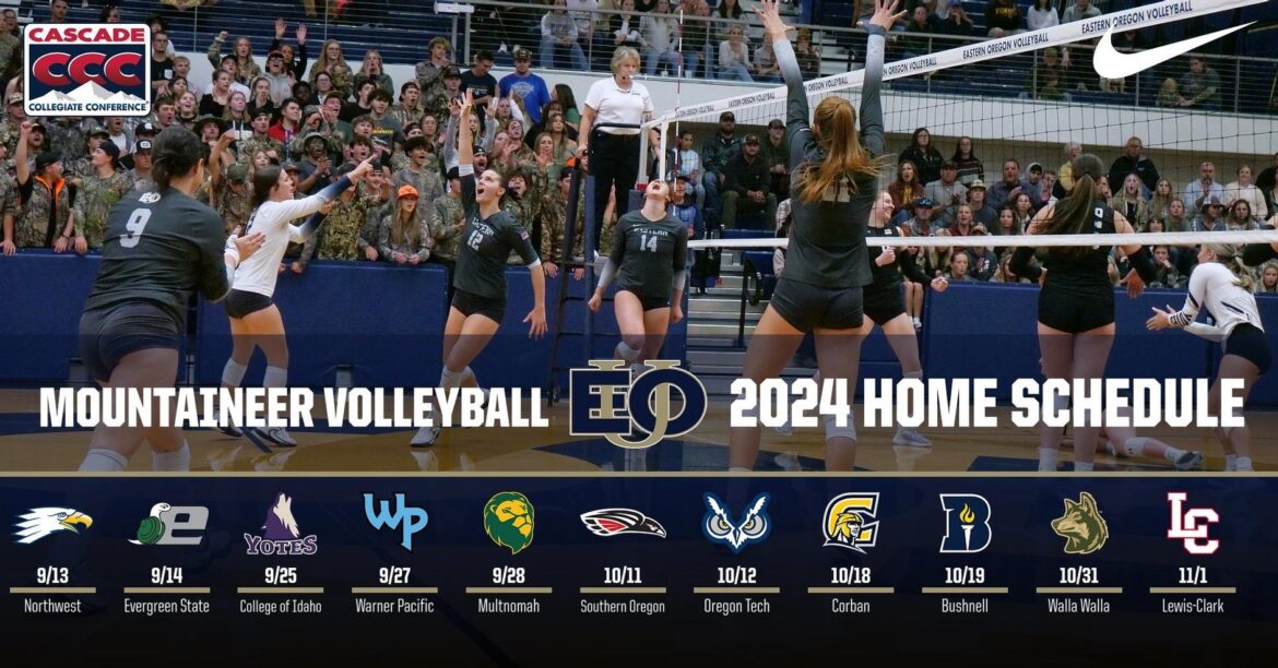 EOU Volleyball Announces 2024 Schedule